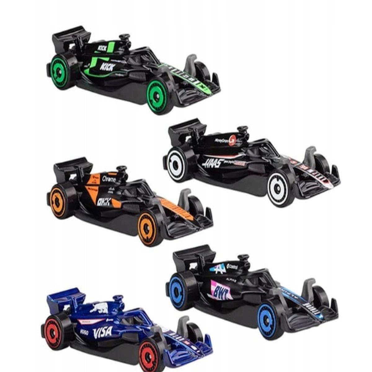 HOT WHEELS - PACK 5 AUTOS BASICOS HOTWHEELS - FORMULA 1