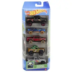 HOT WHEELS - PACK 5 AUTOS BASICOS HOTWHEELS - HW REMOTE ADVENTURES