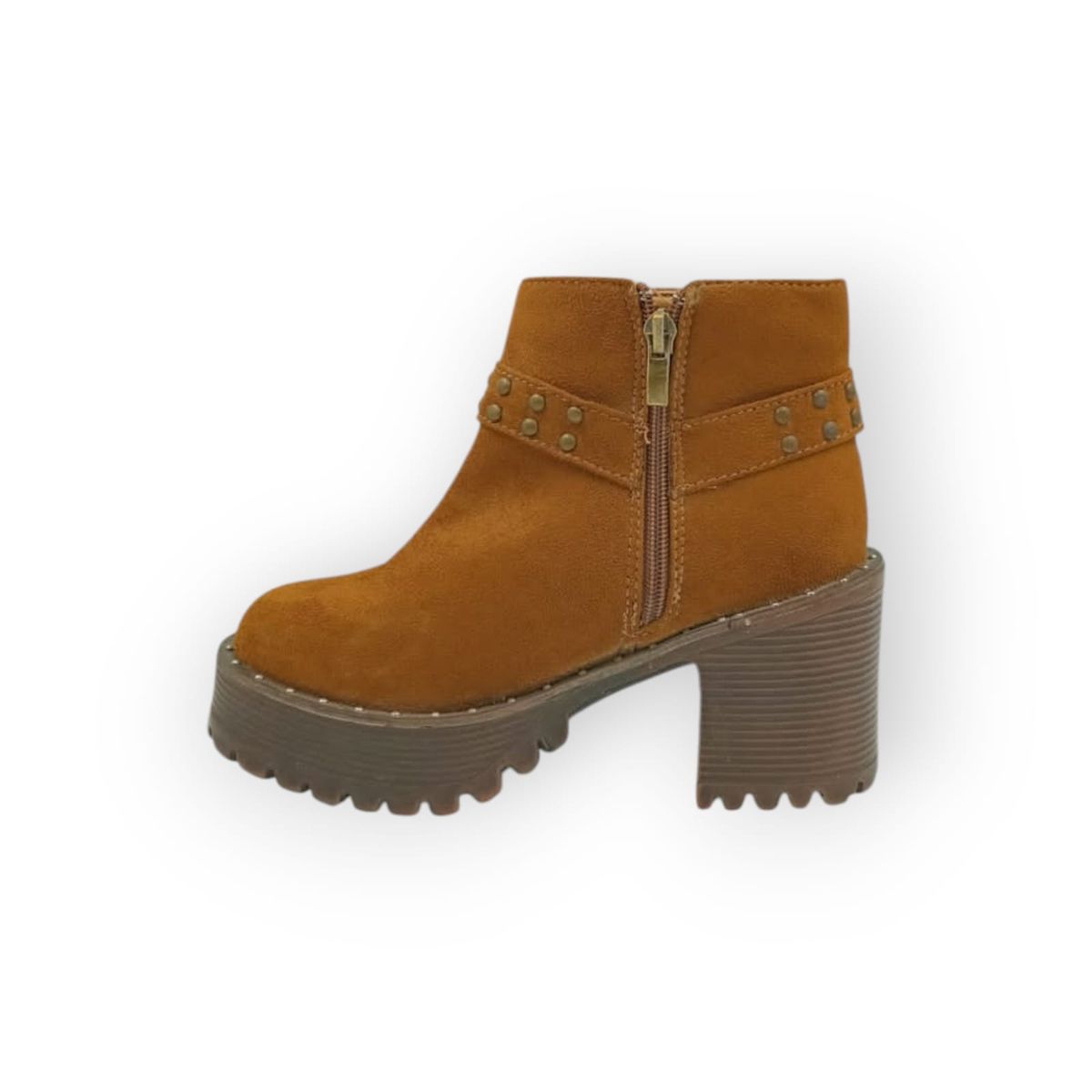 HERIEL - Botín Camel Plataforma Mujer