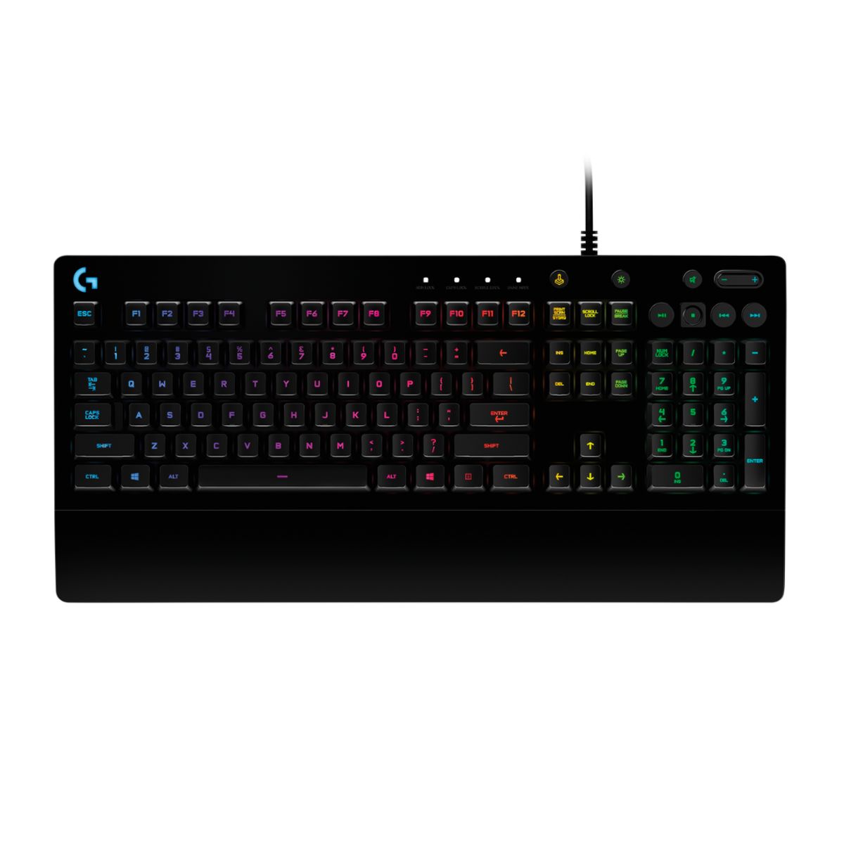 LOGITECH - Logitech G213 Prodigy Teclado Gamer Retroiluminado RGB LIGHTSYNC Personalizable - Negro