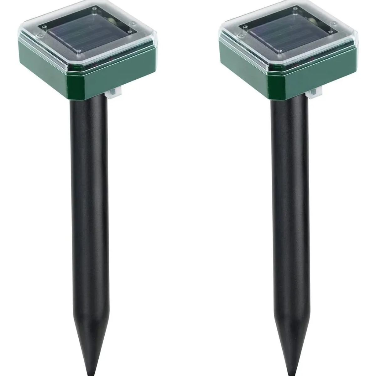 GENERICO - Pack 2 Solar Con Repelente Ratas Ratones Roedores