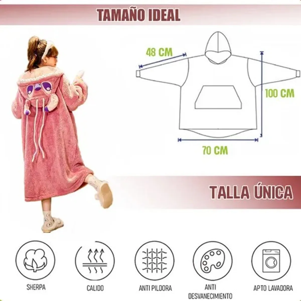 ARCA SHOPPING - Pijama De Invierno Poleron Angel Chiporro Pijama Para Adulto