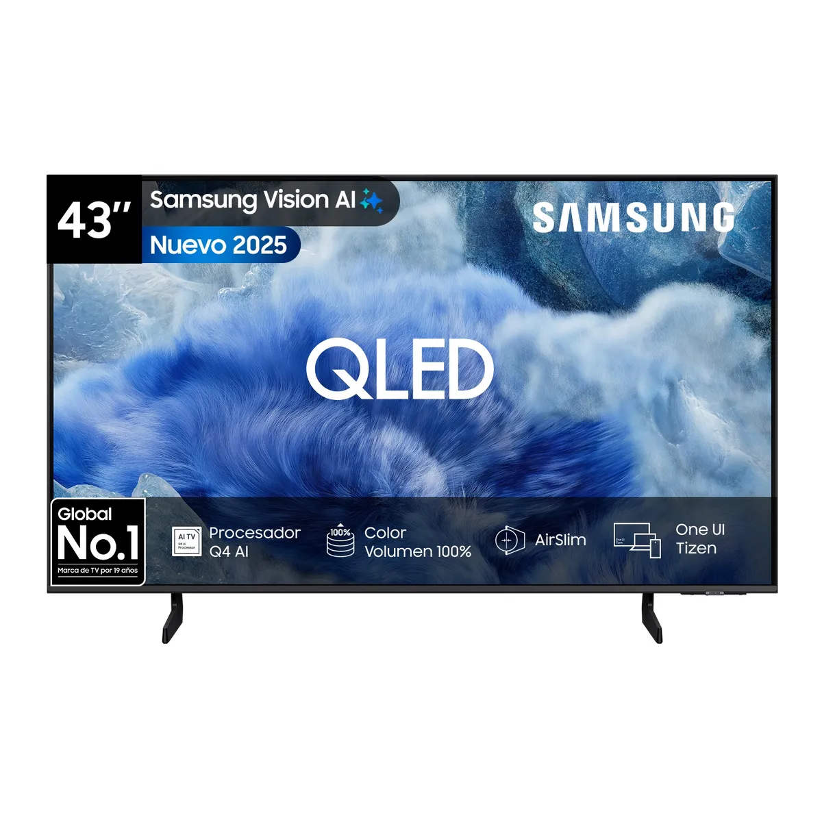 SAMSUNG - 43 QLED Q8F 4K Vision AI Smart TV 2025