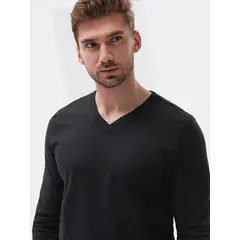 MROTTO - Polera Hombre Cuello V Manga Larga