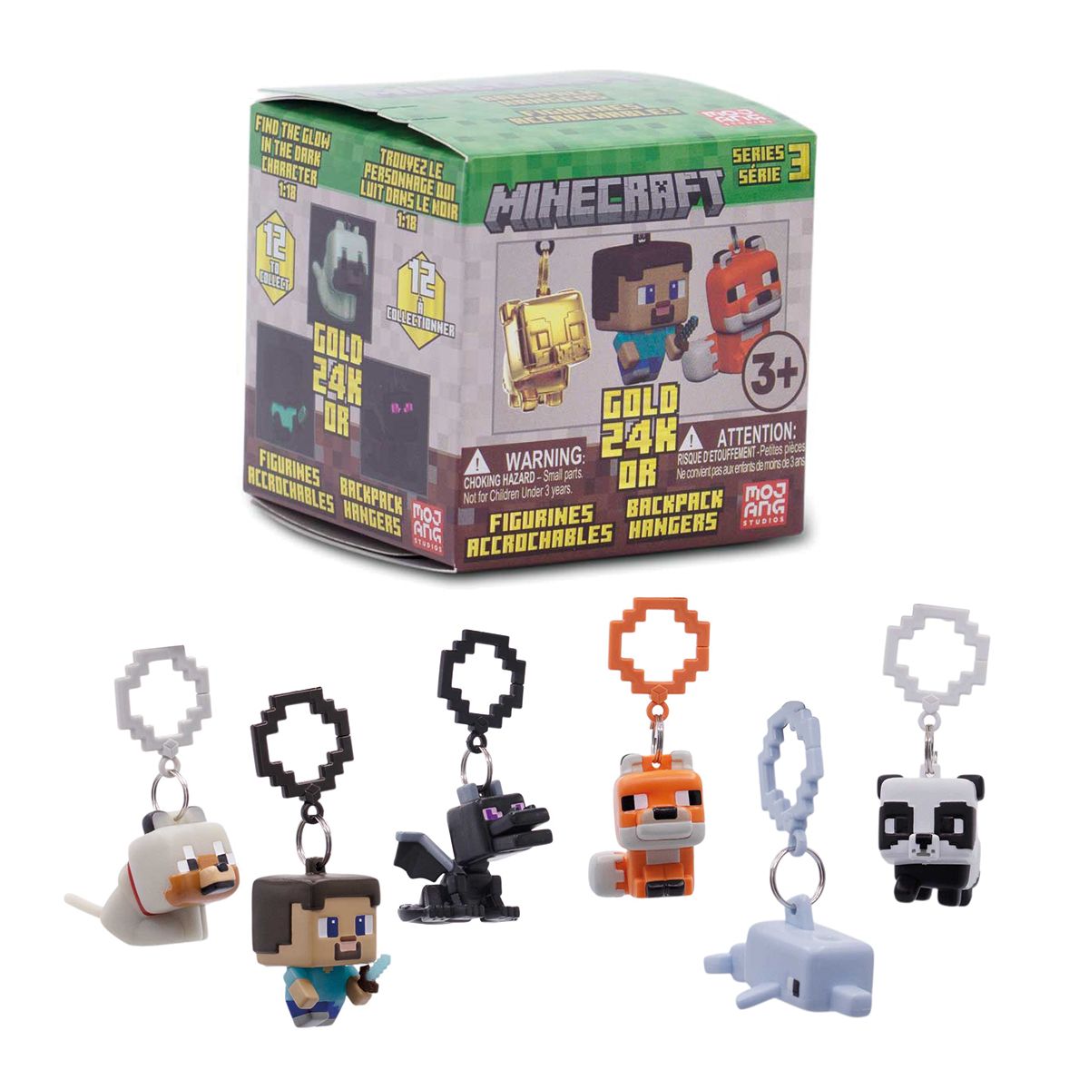 GENERICO - Llavero Minecraft Blind Box Serie 3 Just Toys