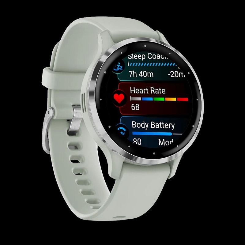 GARMIN - Smartwatch Venu 3S Sage Gray + Passivated