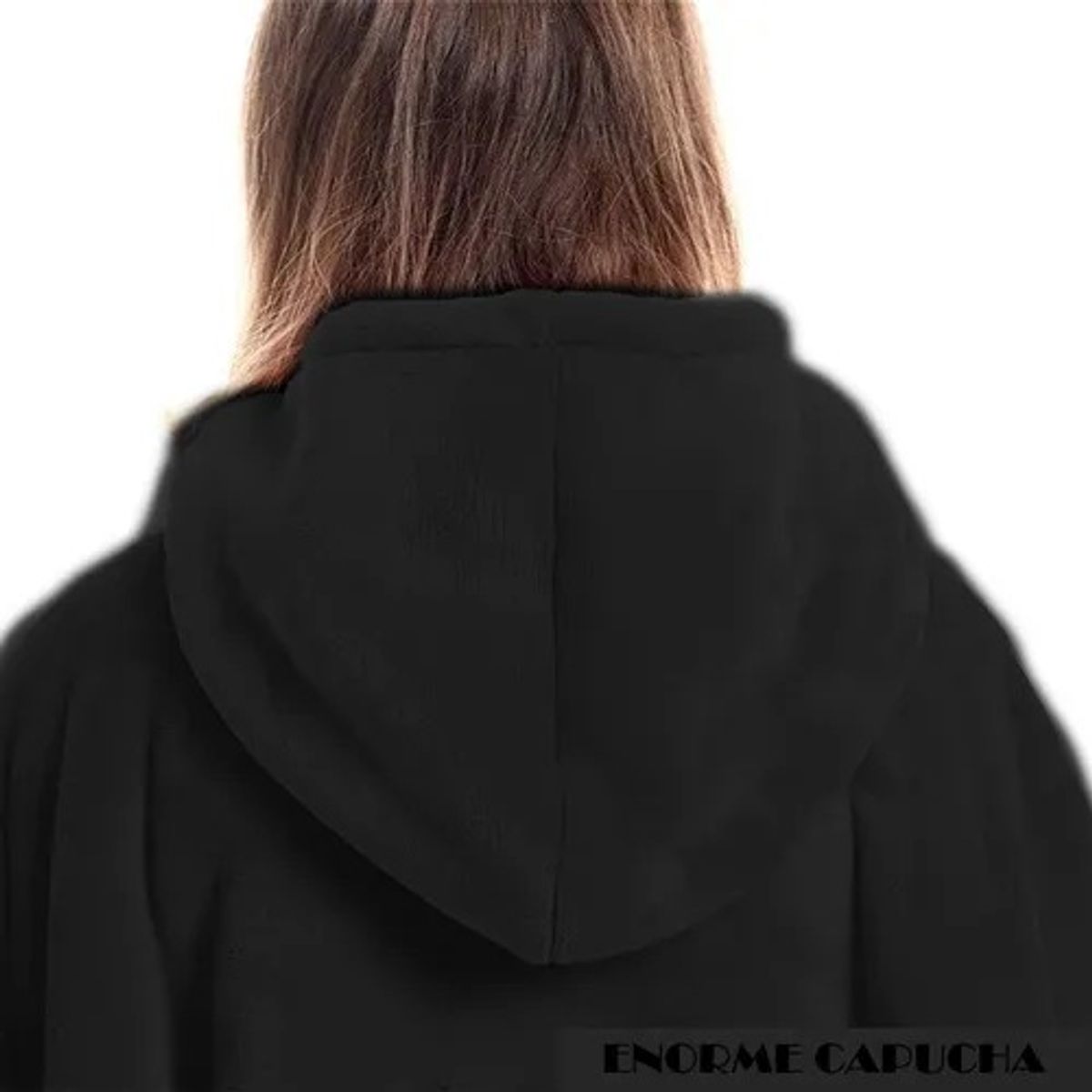 ARCA SHOPPING - Polerones De Niña Poleron Con Capucha Niño Poleron Polar Niño NEGRO