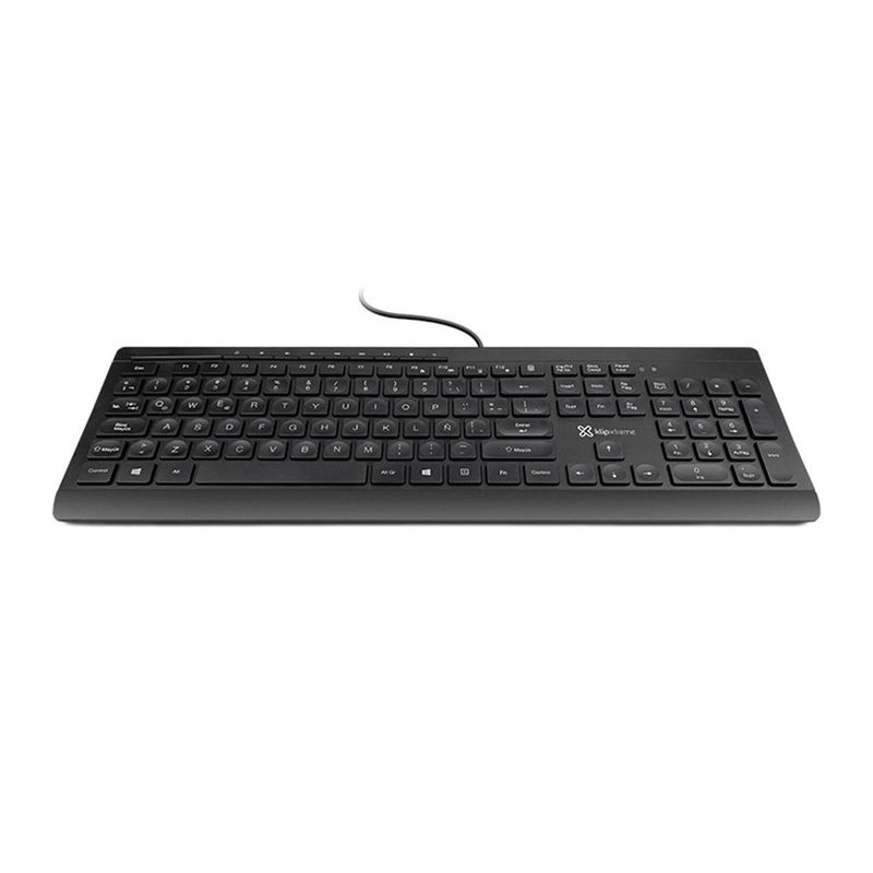 KLIP XTREME - KlipXtreme Teclado alambrico USB KKM-525S - Negro