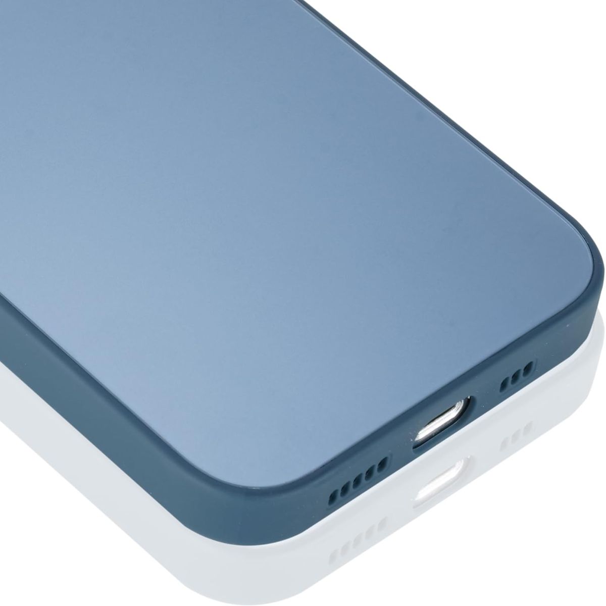 GENERICO - Carcasa Magsafe Con Logo Para iPhone 14 / Azul.