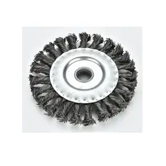 GENERICO - Cepillo Circular Trenzado Cepillo Metálico Grata Rpm 11000