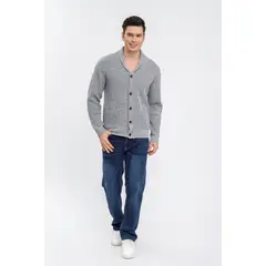 LIKE SHOP - Sweater Chaleco Grueso Hombre Botones Otoño Invierno 7202