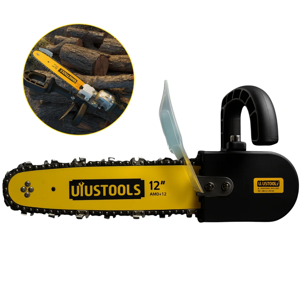 GRUPO UYUSA UYUSTOOLS - Adaptador De Motosierra Para Esmeril 12 Pulgadas Uyustools