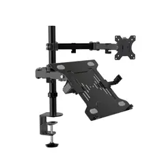 KLIP XTREME - Soporte monitor y notebook 13" a 32" KMM-301 - Negro - KMM-301