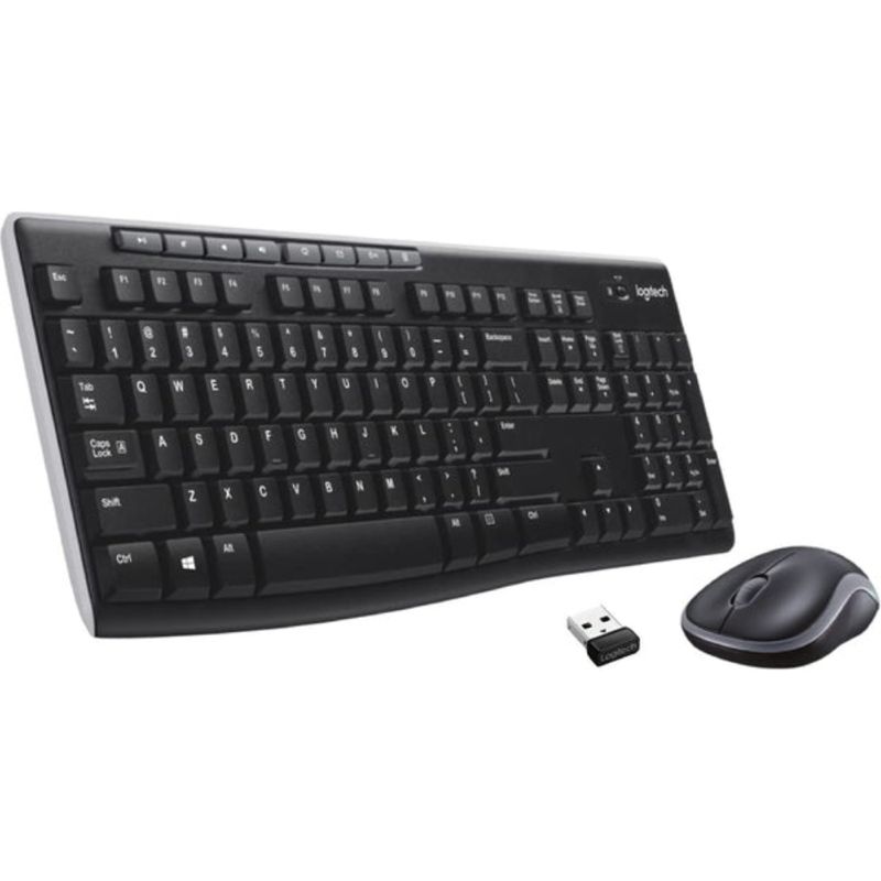 LOGITECH - Combo Teclado Mouse Logitech Inalámbrico MK270 - Negro