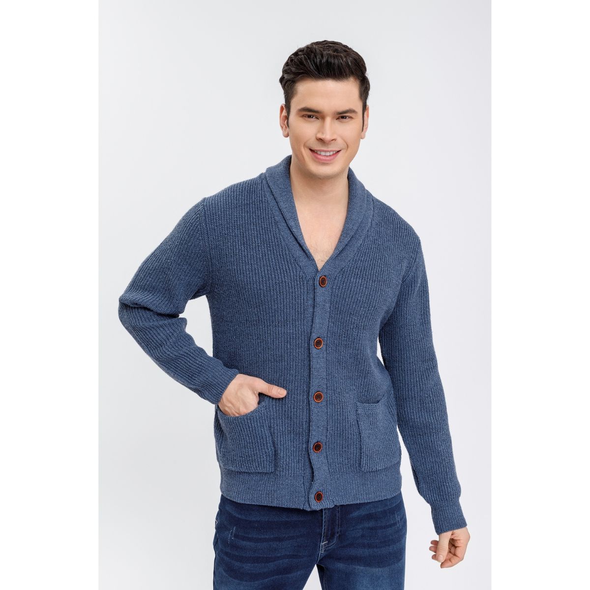 LIKE SHOP - Chaleco Grueso Hombre Botones Otoño Invierno 7202