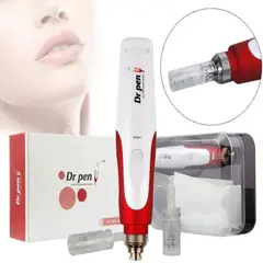 MOVI - Dermapen Profesional Eléctrico 5 Velocidades con 2 Agujas Nano 3D.-