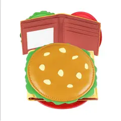 GENERICO - Billetera Monedero Con Forma Hamburguesa