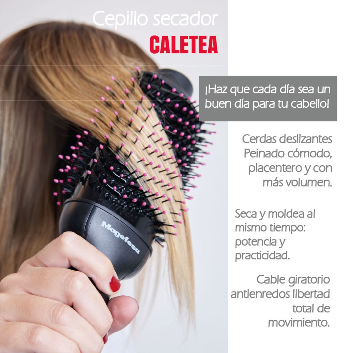 MAGEFESA - Cepillo Eléctrico Secador Caletea Magefesa MGF7561