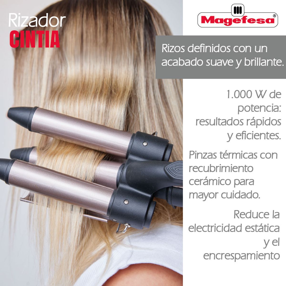 MAGEFESA - Rizador Eléctrico Magefesa Cintia MGF7570