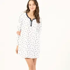 BARBIZON - Camisa de Dormir Clara Azul