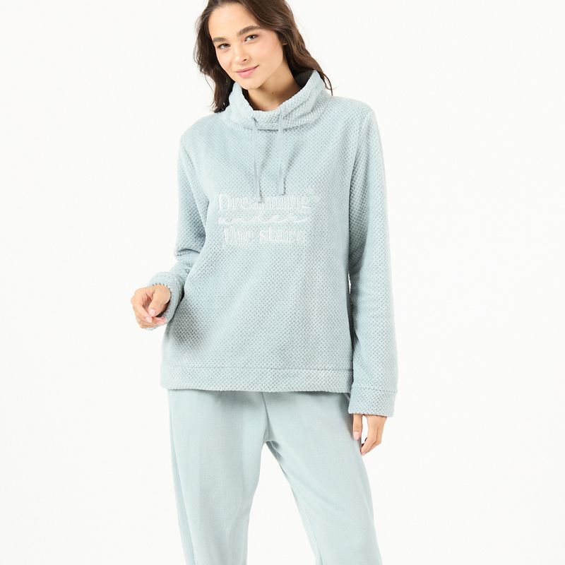 BARBIZON - Pijama de Mujer Isabela Celeste
