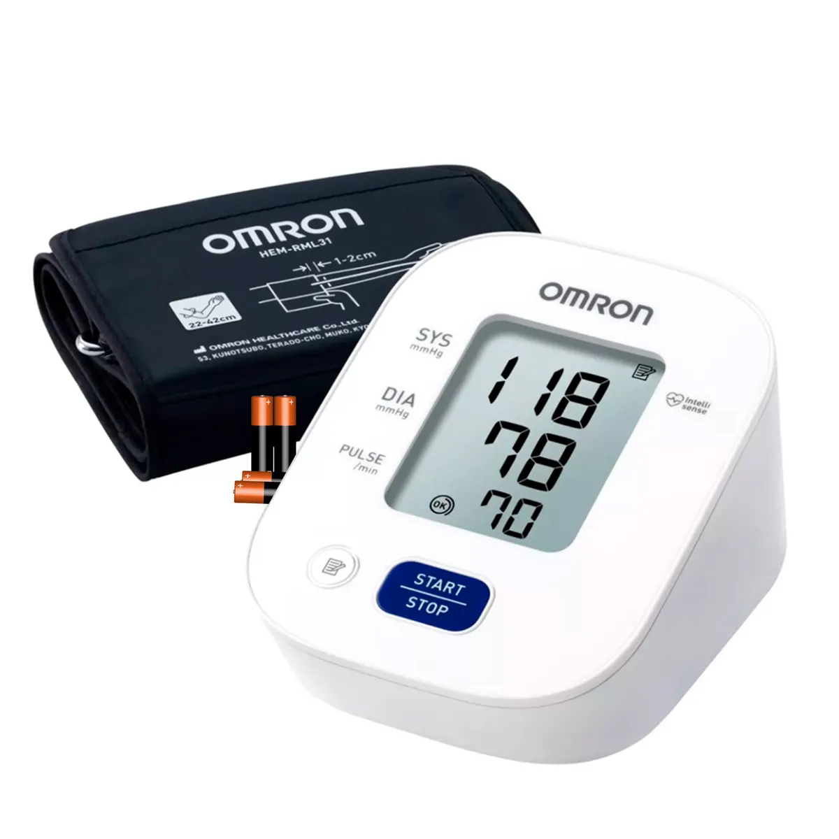 OMRON - Toma Presion Digital Omron Tensiometro Medidor de Presion Arterial