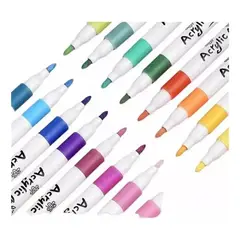 GENERICO - Lápices Acrílicos Marcadores 48 Colores Acrylic Marker
