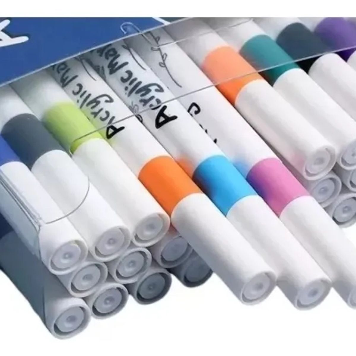 GENERICO - Lápices Acrílicos Marcadores 48 Colores Acrylic Marker