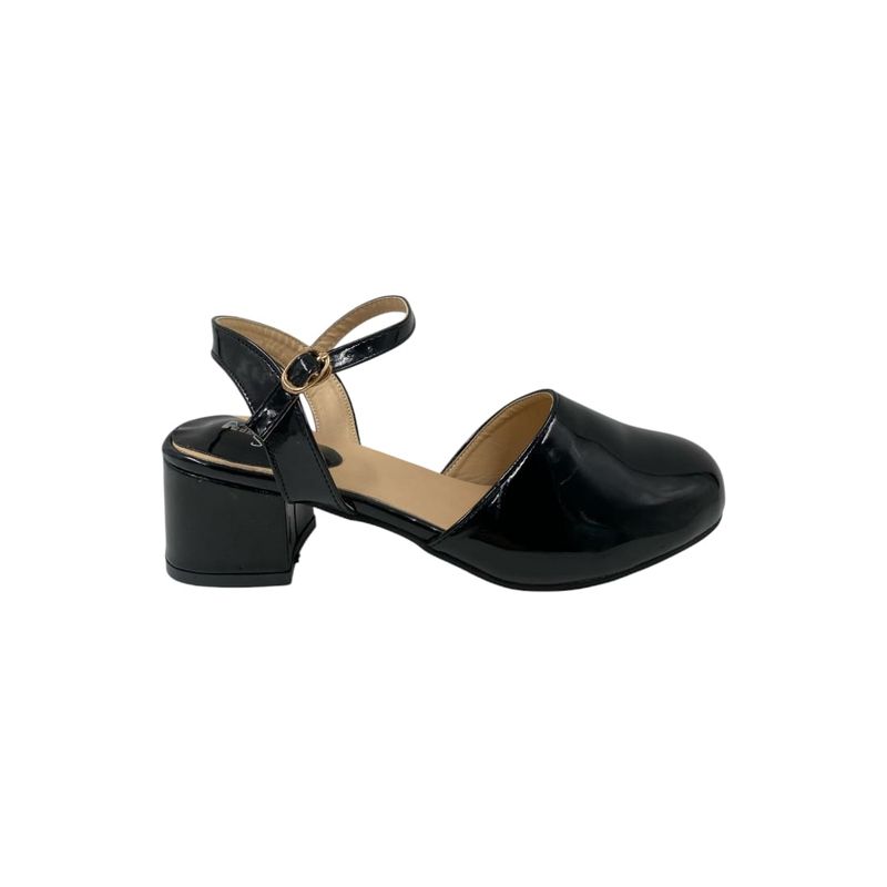 HERIEL - Zapato Negro Taco Charol
