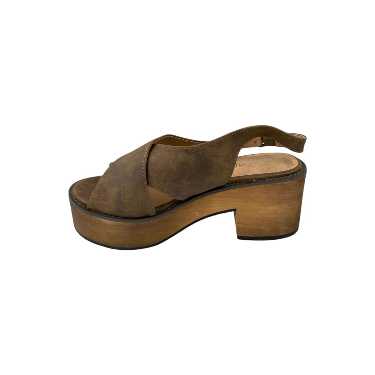 HERIEL - Sandalia Café Plataforma Mujer