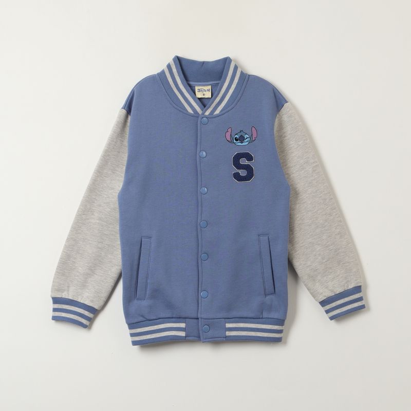 DISNEY - Poleron Cerrado Niña Lilo & Stitch Fashion Azul Disney