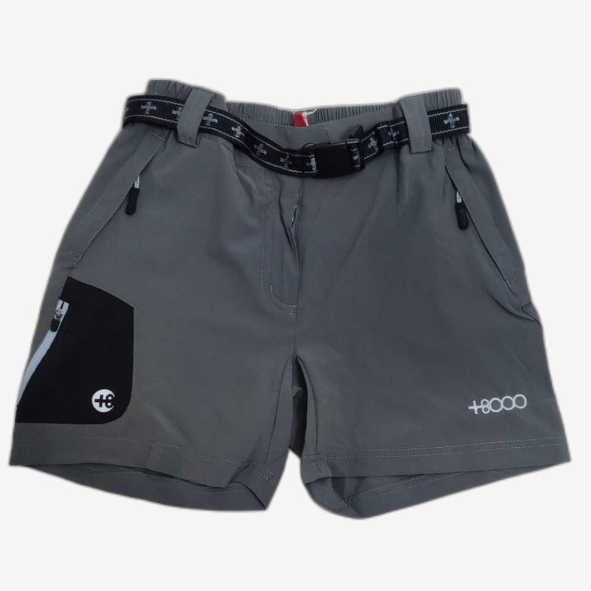 POZATINI - Short Outdoor Mujer  Gris Tremaya +8000 - Pantalon Corto Mujer