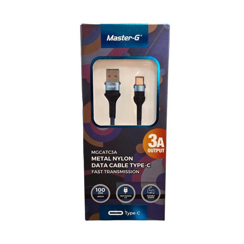MASTER G - CABLE DE CARGA MASTER-G USB-C  RAPIDA TRANSMISION MGCATC3A
