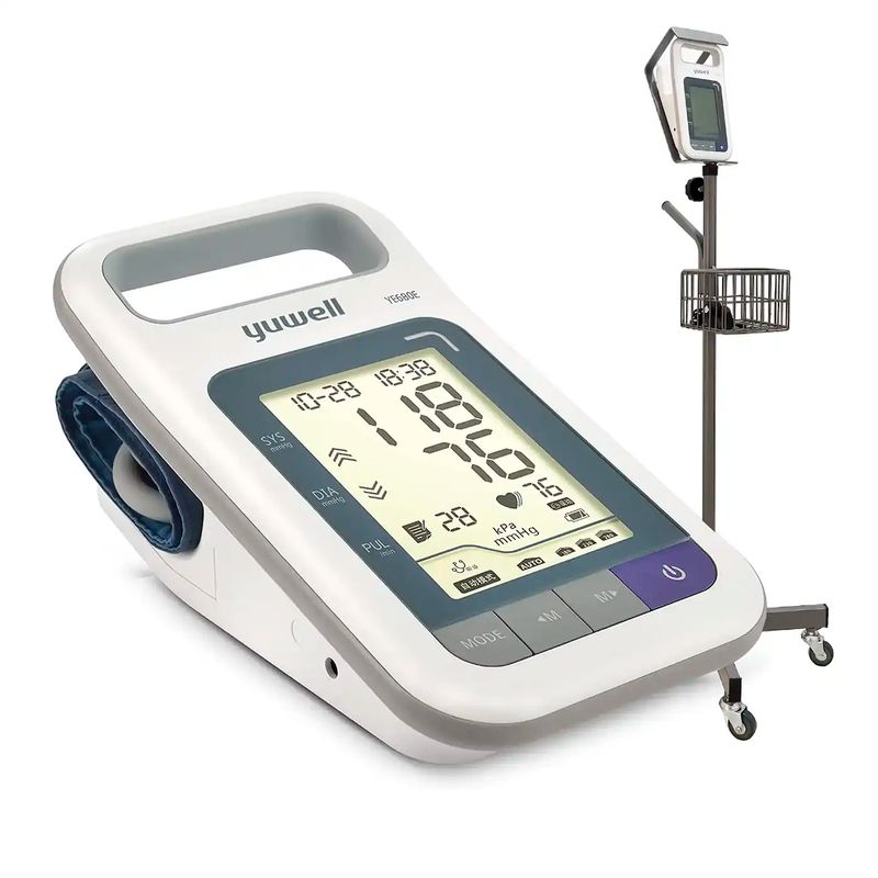 YUWELL - Toma Presión Digital Yuwell YE680E Dual + Pedestal
