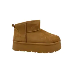 HERIEL - Bota Pantubota Camel Chiporro Mujer