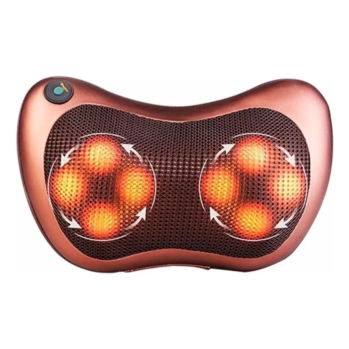 GENERICO - Masajeador Eléctrico Almohada Cojín Lumbar Cuello Piernas