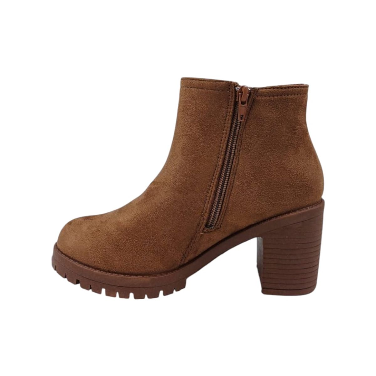 HERIEL - Botín Camel Taco Mujer