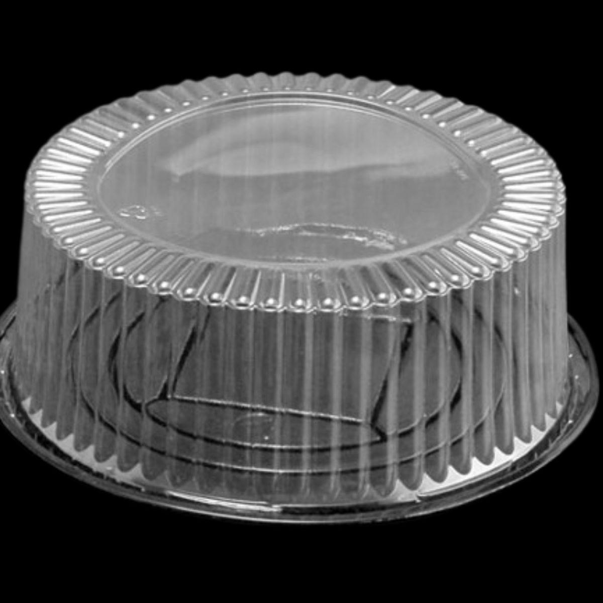 GENERICO - Pack 5 Cupula Tartaleta Plast Redonda 1025-3 26x7cm
