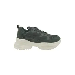 HERIEL - Zapatilla Negra Plataforma Mujer.
