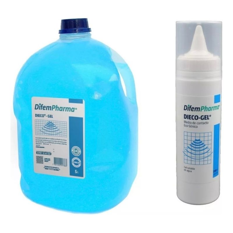 DIFEM PHARMA - Gel Conductor Difem 5 Litros + Dispensador 250ml  Ecografia