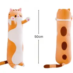 GENERICO - Almohada Peluche Cojin Cilíndrico 50cm