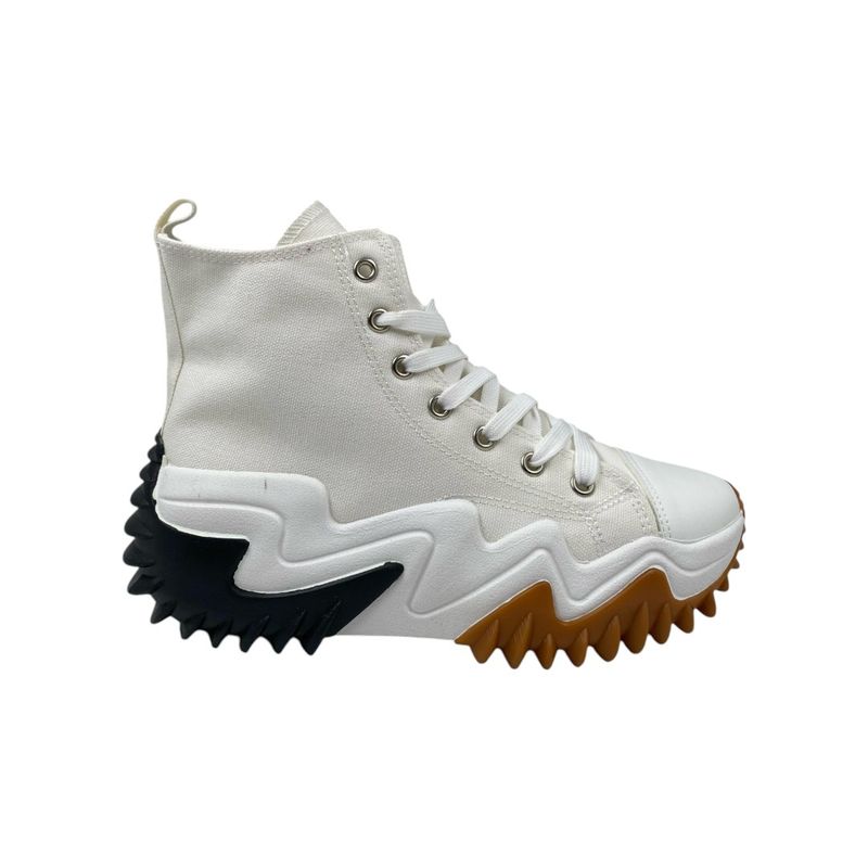 HERIEL - Zapatilla Blanca Plataforma Mujer