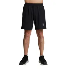 SPYDER - Short 2 en 1 Entrenamiento Hombre Sport Negro