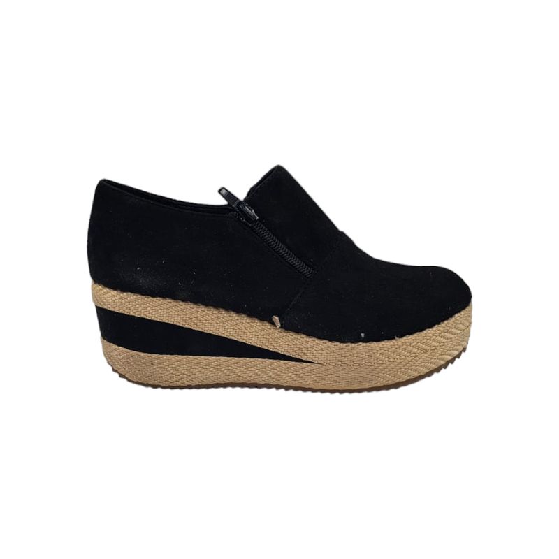HERIEL - Zapato Panchita Negro Plataforma