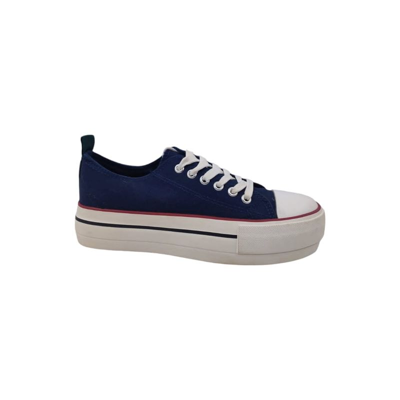 HERIEL - Zapatilla Azul Plataforma Mujer