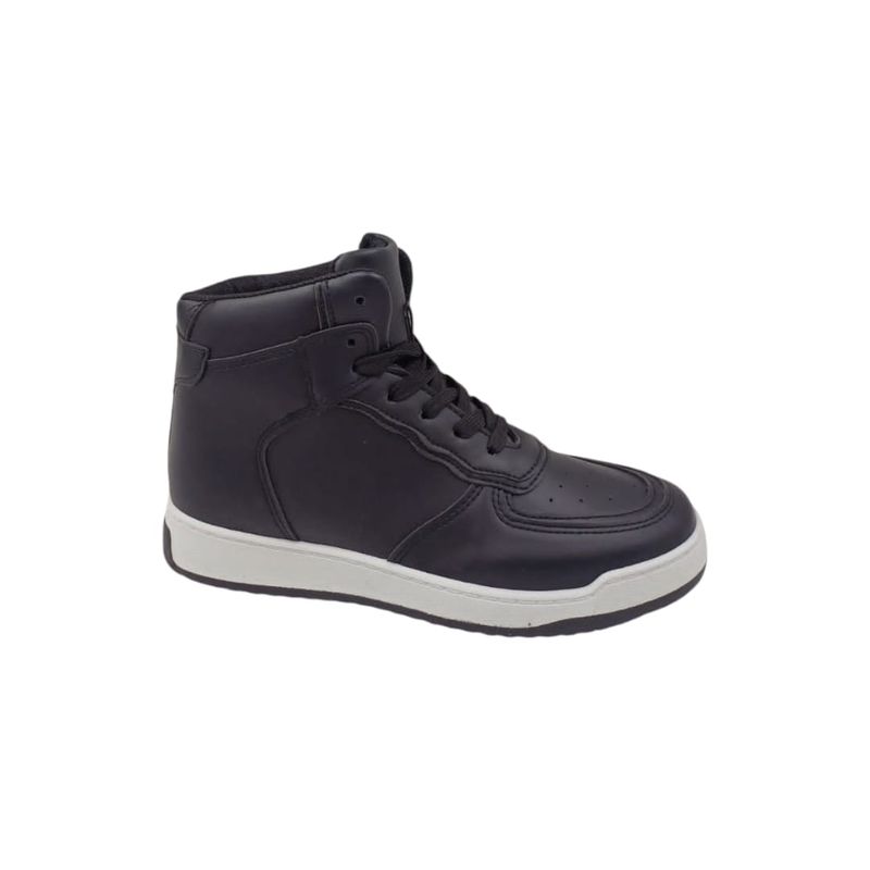 HERIEL - Zapatilla Negra Caña Mujer.