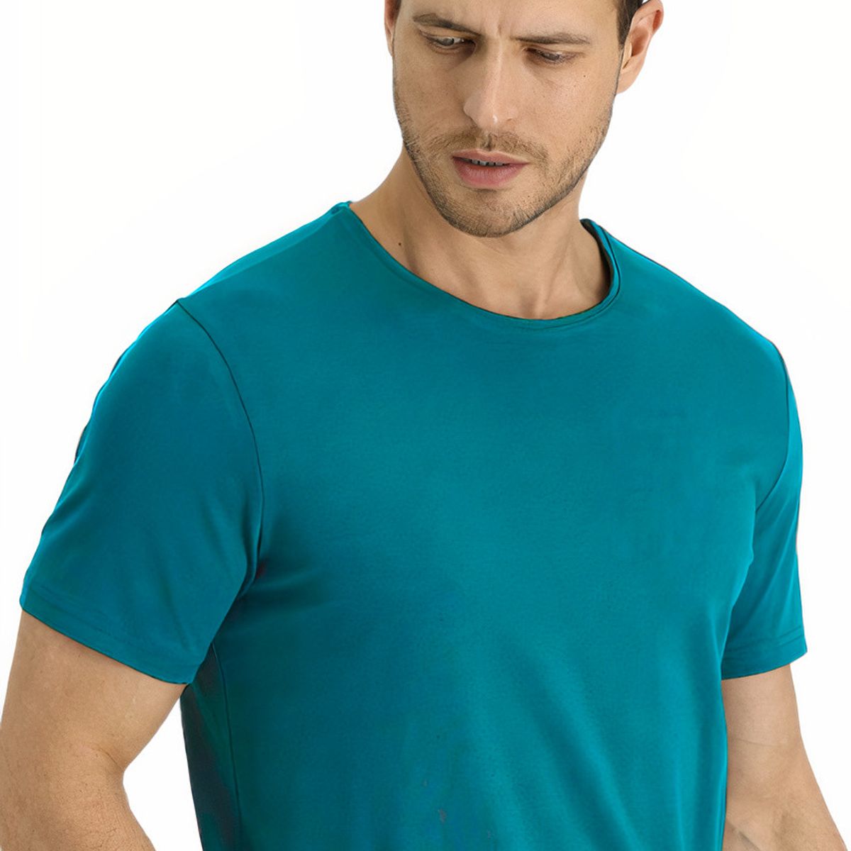 MROTTO - Polera Hombre Cuello V Casual Manga Corta