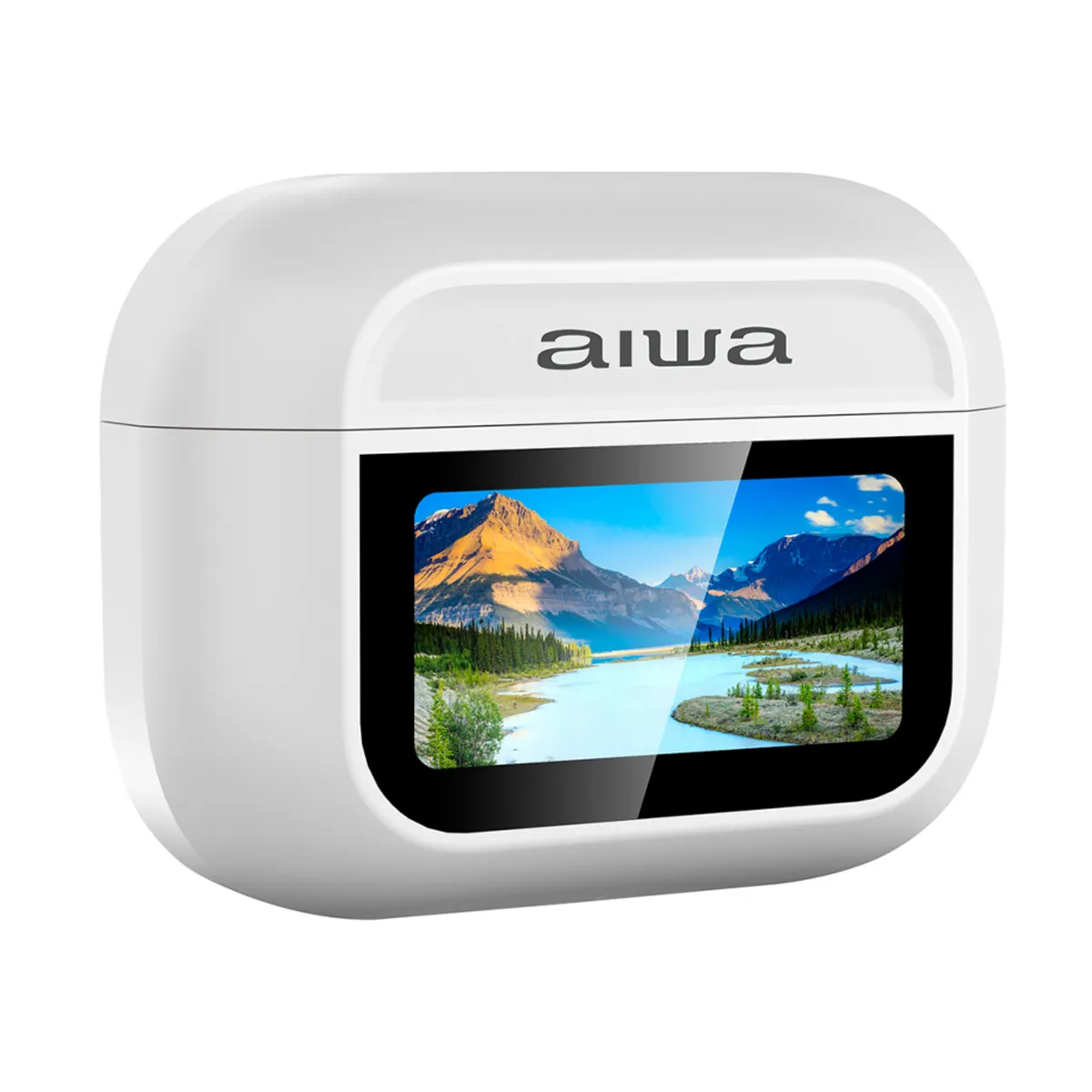 AIWA - Aiwa Audífono TWS Pro Cancelación De Ruidos Pantalla Blanco