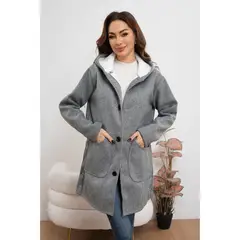 LIKE SHOP - Abrigo Mujer Largo Formal Excelente Calidad 7591