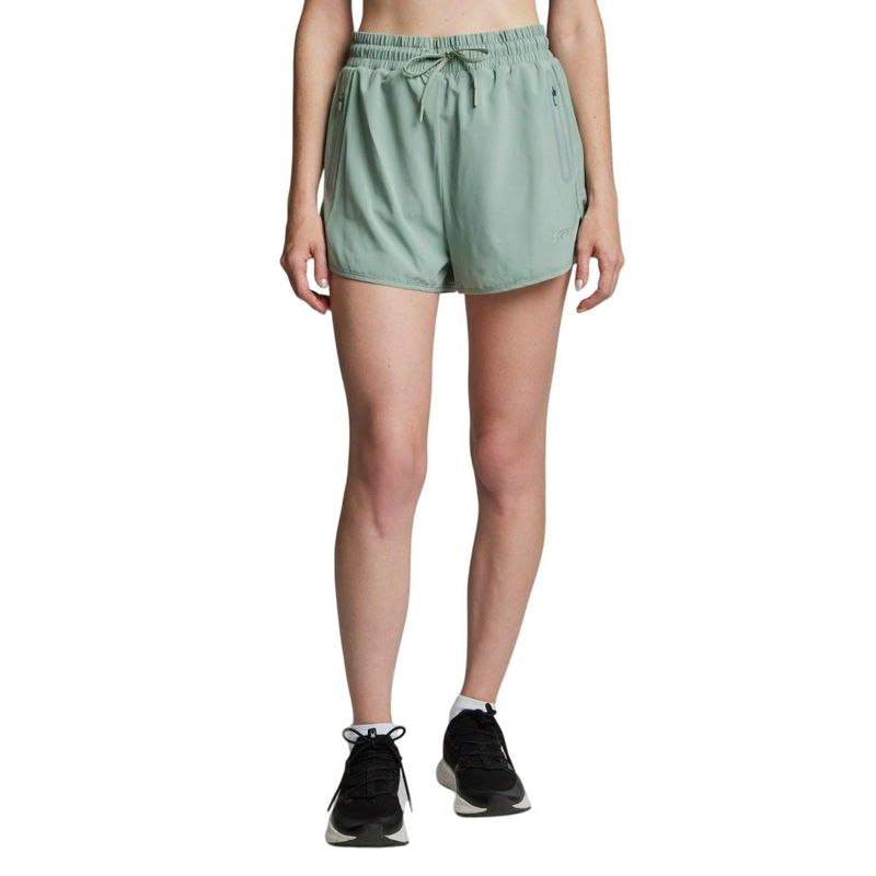 SPYDER - Short 2 en 1  Entrenamiento Mujer Spyder Sport Verde